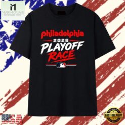 Philadelphia Phillies 2026 Playoff Race Baseball T Shirt, Stylish 2D Graphic Shirt Philadelphia Phillies 2026 Playoff Race Baseball T Shirt