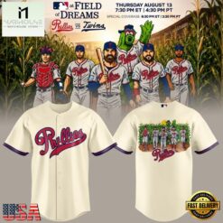 Philadelphia Phillies MLB at Field of Dreams 2026 Limited Edition Baseball Jersey, Stylish Baseball Jersey Philadelphia Phillies Mlb AT Field OF Dreams 2026 Limited Edition Baseball Jersey