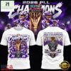 Philadelphia Waterdogs Premier Lacrosse League 2026 Champions White T Shirt, Hot 3D Shirt Trend Philadelphia Waterdogs Premier Lacrosse League 2026 Champions White T Shirt