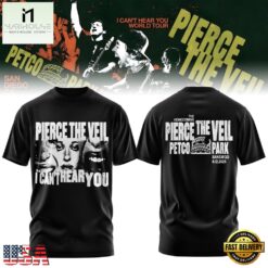 Pierce The Veil I Can’t Hear You World Tour Finale 2026 Limited T Shirt, Popular 3D Music Tee Pierce The Veil I Can T Hear You World Tour Finale 2026 Limited T Shirt