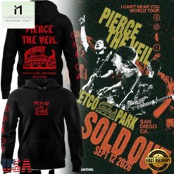 Pierce The Veil x Petco Park 2026 Hoodie Shirt, Popular 3D Music Tee Pierce The Veil X Petco Park 2026 Hoodie Shirt