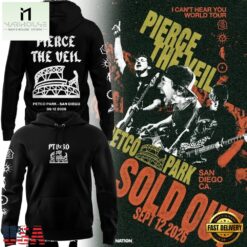 Pierce The Veil x Petco Park 2026 Limited Edition Hoodie, Popular 3D Music Tee Pierce The Veil X Petco Park 2026 Limited Edition Hoodie