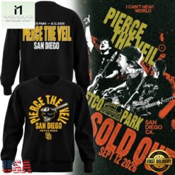 Pierce The Veil x San Diego Padres 2026 Petco Park Sweatshirt, Popular 3D Music Tee Pierce The Veil X San Diego Padres 2026 Petco Park Sweatshirt