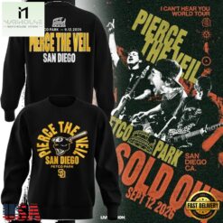 Pierce The Veil x San Diego Padres 2026 Sweatshirt, Popular 3D Music Tee Pierce The Veil X San Diego Padres 2026 Sweatshirt