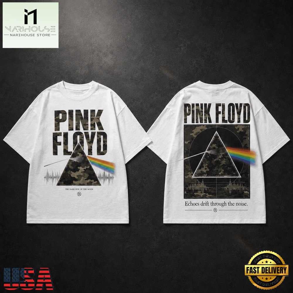 Pink Floyd Camo Prism Echoes 3D Shirt, Popular 3D Music Tee Pink Floyd Camo Prism Echoes 3D Shirt, Popular 3D Music Tee