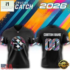 Pittsburgh Steelers NFL 2026 Crucial Catch Limited Edition Black Football Jersey, Trending Football Shirt Pittsburgh Steelers Nfl 2026 Crucial Catch Limited Edition Black Football Jersey