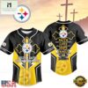 Pittsburgh Steelers NFL Blessed Beyond The Score Baseball Jersey, NFL Game Day Jersey 2 Pittsburgh Steelers NFL Blessed Beyond The Score Baseball Jersey, NFL Game Day Jersey Pittsburgh Steelers Nfl Blessed Beyond The Score Baseball Jersey