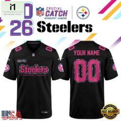 Pittsburgh Steelers NFL Crucial Catch 2026 Black Limited Edition Football Jersey, Trending Football Shirt Pittsburgh Steelers Nfl Crucial Catch 2026 Black Limited Edition Football Jersey