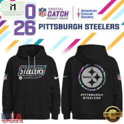 Pittsburgh Steelers NFL Crucial Catch 2026 Limited Edition Black Hoodie Shirt, NFL Sporty Shirt Pittsburgh Steelers Nfl Crucial Catch 2026 Limited Edition Black Hoodie Shirt