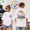 Pittsburgh Steelers NFL Kitty Burger Game Day Unisex 3D Shirt, NFL Sporty Shirt Pittsburgh Steelers Nfl Kitty Burger Game Day Unisex 3D Shirt