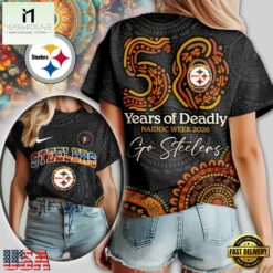 Pittsburgh Steelers NFL Naidoc Week 2026 Unisex 3D Shirt, NFL Sporty Shirt Pittsburgh Steelers Nfl Naidoc Week 2026 Unisex 3D Shirt