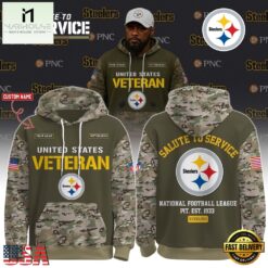 Pittsburgh Steelers NFL Salute To Service 2026 Limited Edition Hoodie, Hot 3D Shirt Trend Pittsburgh Steelers Nfl Salute TO Service 2026 Limited Edition Hoodie