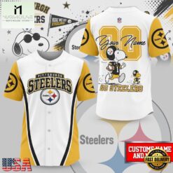 Pittsburgh Steelers NFL Snoopy Ultimate Game Day Personalized Jersey Shirt, NFL Game Day Jersey Pittsburgh Steelers Nfl Snoopy Ultimate Game Day Personalized Jersey Shirt