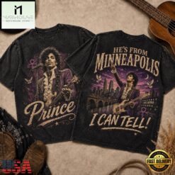 Prince Purple Jacket Portrait Vintage Tour 3D Shirt, Popular 3D Music Tee Prince Purple Jacket Portrait Vintage Tour 3D Shirt