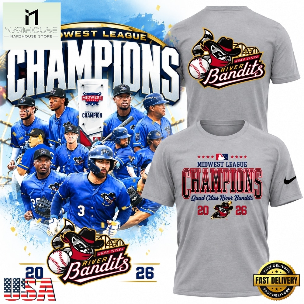 Quad Cities River Bandits 2026 Midwest League Special New 3D Shirt, Hot 3D Shirt Trend Quad Cities River Bandits 2026 Midwest League Special New 3D Shirt, Hot 3D Shirt Trend