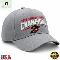 Quad Cities River Bandits 2026 Midwest League Special New Cap, Trending Cap Style Quad Cities River Bandits 2026 Midwest League Special New Cap