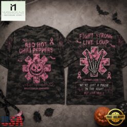 Red Hot Fight Club Halloween Camo Breast Cancer Awareness 3D Shirt, Popular 3D Music Tee Red Hot Fight Club Halloween Camo Breast Cancer Awareness 3D Shirt