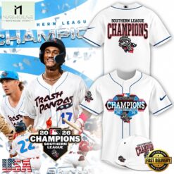 Rocket City Trash Pandas Southern League Champions 2026 Baseball Jersey, Stylish Baseball Jersey Rocket City Trash Pandas Southern League Champions 2026 Baseball Jersey