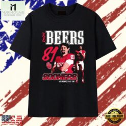 Rocky Beers 81 Oklahoma Sooners Tight End T Shirt, Stylish 2D Graphic Shirt Rocky Beers 81 Oklahoma Sooners Tight End T Shirt