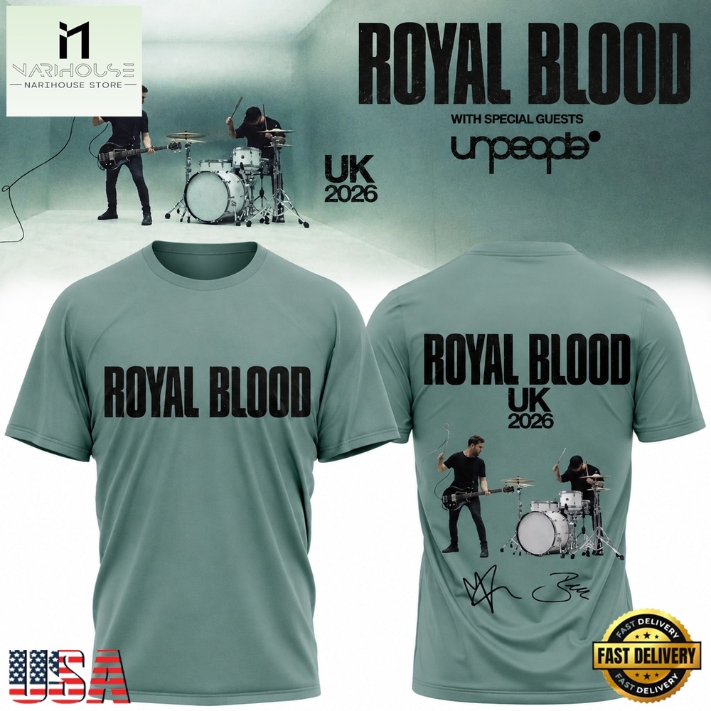Royal Blood UK Tour Dead Company 2026 Special New 3D Shirt, Popular 3D Music Tee Royal Blood UK Tour Dead Company 2026 Special New 3D Shirt, Popular 3D Music Tee