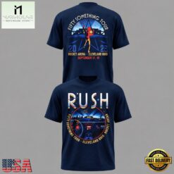 Rush Fifty Something Tour 2026 Cleveland Graphic T Shirt, Hot 3D Shirt Trend Rush Fifty Something Tour 2026 Cleveland Graphic T Shirt