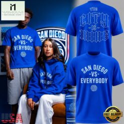San Diego FC vs Everybody The City Is Mine Special New T Shirt, Hot 3D Shirt Trend San Diego FC VS Everybody The City IS Mine Special New T Shirt
