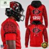 San Diego State Aztecs Football Red Black Tribal Pullover 2026 Hoodie, Hot 3D Shirt Trend San Diego State Aztecs Football Red Black Tribal Pullover 2026 Hoodie
