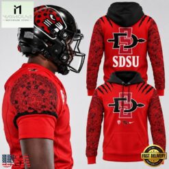 San Diego State Aztecs Football Red Black Tribal Pullover 2026 Hoodie, Hot 3D Shirt Trend San Diego State Aztecs Football Red Black Tribal Pullover 2026 Hoodie