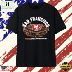 San Francisco 49ers 2026 NFL Melbourne Game T Shirt, Stylish 2D Graphic Shirt San Francisco 49ers 2026 Nfl Melbourne Game T Shirt