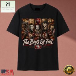 San Francisco 49ers Horror Characters The Boys Of Fall T Shirt, Music Fan 2D Shirt San Francisco 49ers Horror Characters The Boys OF Fall T Shirt