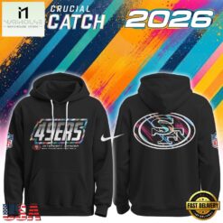 San Francisco 49ers NFL 2026 Crucial Catch Limited Edition Black Hoodie, Hot 3D Shirt Trend San Francisco 49ers Nfl 2026 Crucial Catch Limited Edition Black Hoodie