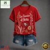 San Francisco 49ers NFL Floral Garden V Neck T Shirt, Trendy NFL V Neck Tee San Francisco 49ers Nfl Floral Garden V Neck T Shirt