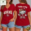 San Francisco 49ers NFL Hello Kitty Football V Neck T Shirt, Trendy NFL V Neck Tee 3 San Francisco 49ers NFL Hello Kitty Football V Neck T Shirt, Trendy NFL V Neck Tee San Francisco 49ers Nfl Hello Kitty Football V Neck T Shirt