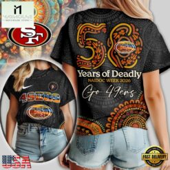 San Francisco 49ers NFL Naidoc Week 2026 Unisex 3D Shirt, NFL Sporty Shirt San Francisco 49ers Nfl Naidoc Week 2026 Unisex 3D Shirt