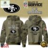 San Francisco 49ers NFL US Veterans Salute To Service 2026 Hoodie Shirt, NFL Sporty Shirt San Francisco 49ers Nfl US Veterans Salute TO Service 2026 Hoodie Shirt