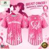 San Francisco Firebells x Breast Cancer Awareness Month 2026 Baseball Jersey, Stylish Baseball Jersey San Francisco Firebells X Breast Cancer Awareness Month 2026 Baseball Jersey
