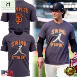 San Francisco Giants Swing of the Day 2026 T Shirt, Hot 3D Shirt Trend San Francisco Giants Swing OF The Day 2026 T Shirt