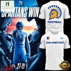 San Jose State Spartans Football NCAA Spartans Win 2026 T Shirt, Hot 3D Shirt Trend San Jose State Spartans Football Ncaa Spartans Win 2026 T Shirt