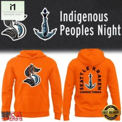 Seattle Kraken Indigenous Peoples Night Limited Edition Hoodie, Hot 3D Shirt Trend Seattle Kraken Indigenous Peoples Night Limited Edition Hoodie