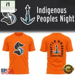 Seattle Kraken Indigenous Peoples Night Limited Edition T Shirt, Hot 3D Shirt Trend Seattle Kraken Indigenous Peoples Night Limited Edition T Shirt