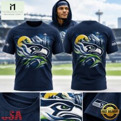 Seattle Seahawks 2026 Latino Heritage Month Collection T Shirt, Hot 3D Shirt Trend Seattle Seahawks 2026 Latino Heritage Month Collection T Shirt