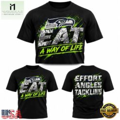 Seattle Seahawks Mike Macdonald Eat A Way Of Life 2026 3D Shirt, Hot 3D Shirt Trend Seattle Seahawks Mike Macdonald Eat A Way OF Life 2026 3D Shirt