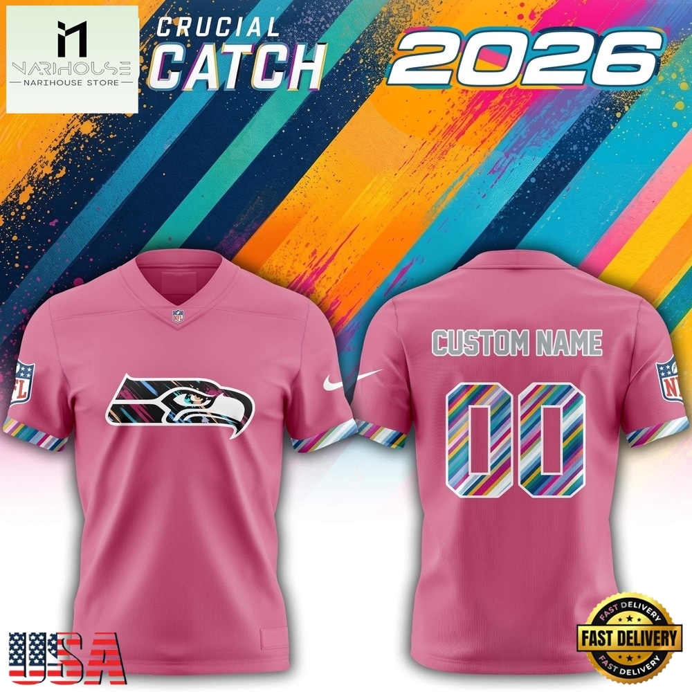 Seattle Seahawks NFL 2026 Crucial Catch Limited Edition Pink Football Jersey, Trending Football Shirt Seattle Seahawks NFL 2026 Crucial Catch Limited Edition Pink Football Jersey, Trending Football Shirt