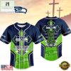 Seattle Seahawks NFL Blessed Beyond The Score Baseball Jersey, NFL Game Day Jersey Seattle Seahawks Nfl Blessed Beyond The Score Baseball Jersey