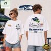 Seattle Seahawks NFL Kitty Burger Game Day Unisex 3D Shirt, NFL Sporty Shirt Seattle Seahawks Nfl Kitty Burger Game Day Unisex 3D Shirt