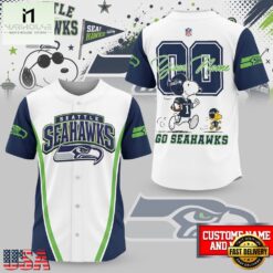 Seattle Seahawks NFL Snoopy Ultimate Game Day Personalized Jersey Shirt, NFL Game Day Jersey Seattle Seahawks Nfl Snoopy Ultimate Game Day Personalized Jersey Shirt