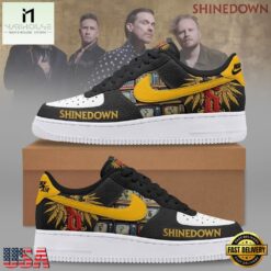 Shinedown Rock Band Custom Air Force 1 Shoes, Wings & TV Graphic Sneakers, Music Artist AF1 Shoes Shinedown Rock Band Custom Air Force 1 Shoes Wings TV Graphic Sneakers