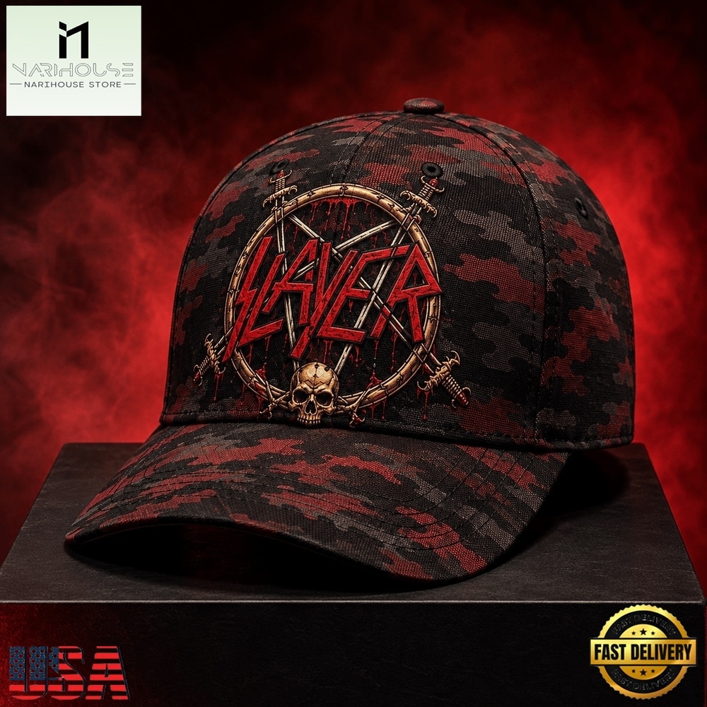 Slayer Crimson War Camo Classic Cap Slayer Crimson War Camo Classic Cap