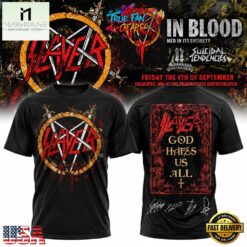 Slayer Reign in Blood 40th Anniversary 2026 Limited Edition T Shirt, Popular 3D Music Tee Slayer Reign IN Blood 40th Anniversary 2026 Limited Edition T Shirt