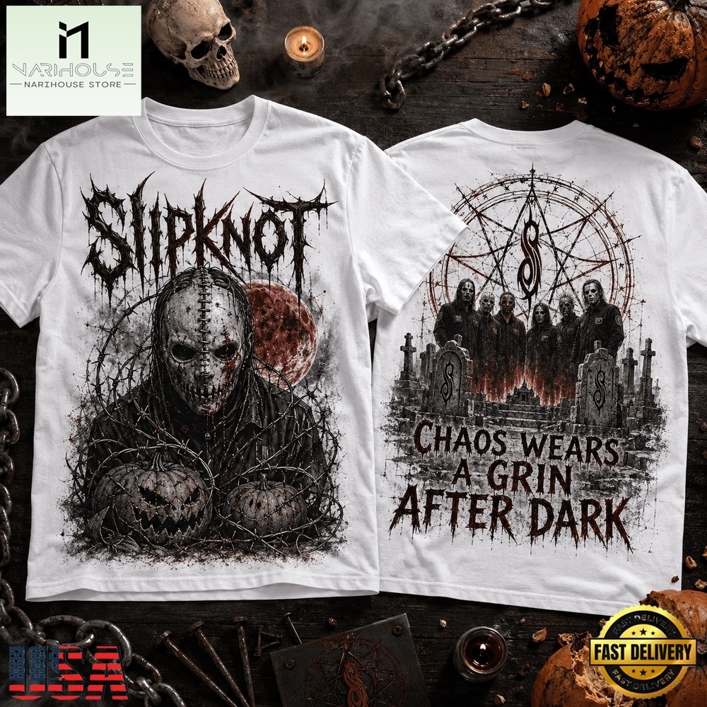 Slipknot Chaos After Dark Halloween 3D Shirt, Popular 3D Music Tee Slipknot Chaos After Dark Halloween 3D Shirt, Popular 3D Music Tee